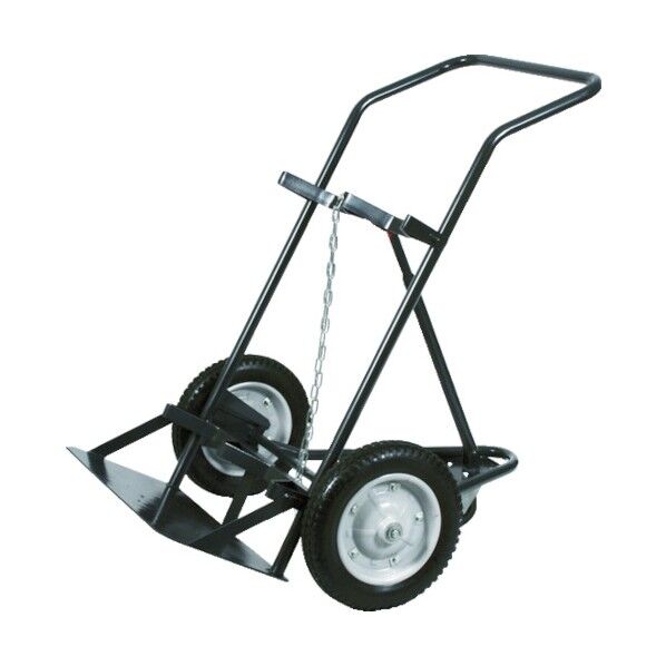 ボンベ運搬車二本積み用こまわり型(ブラック)