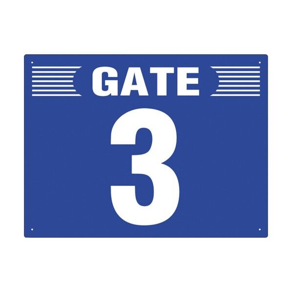 ユニット ゲート表示板 GATE 3 ヨコ 305-302 1点