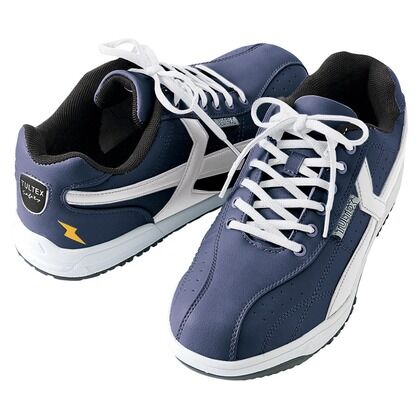 TULTEX セーフティシューズ(耐油・静電)(男女兼用) 008ネイビー×シルバーグレー 22.0 51622 1
