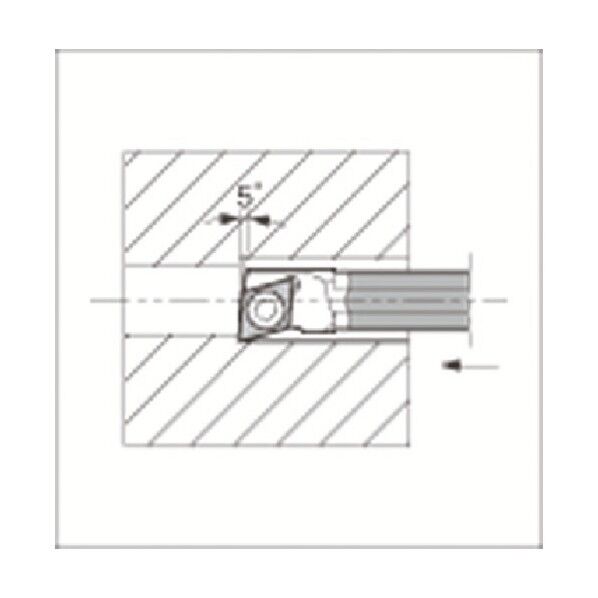 内径・奥端面加工用超硬防振バー C-SJLC