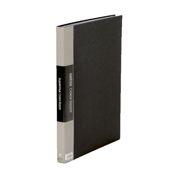 キングジム クリア-ファイルカラ-ベ-スW 黒 142CWBLACK 1個