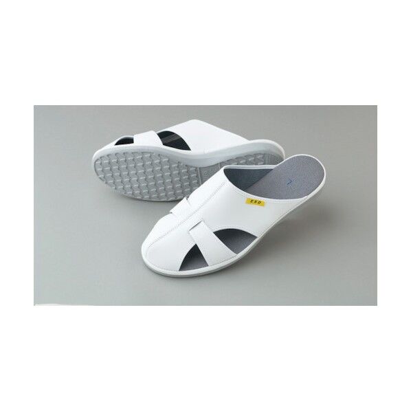 ガードナー 静電サンダル(かかと無し) 白 L G3000-1-L 1点...