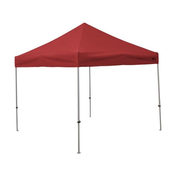 かんたんてんと 3.0m×3.0mスチール&アルミ複合フレーム 赤 KA/6W-R 1点