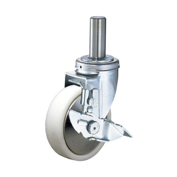 SKシリーズ自在SP付ナイロンB車100mm 平戸車 413SKNRB100 1個