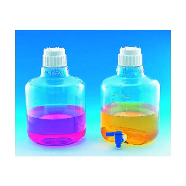 透明薬液びん 10L 活栓なし PC製 602-21-46-11 1点