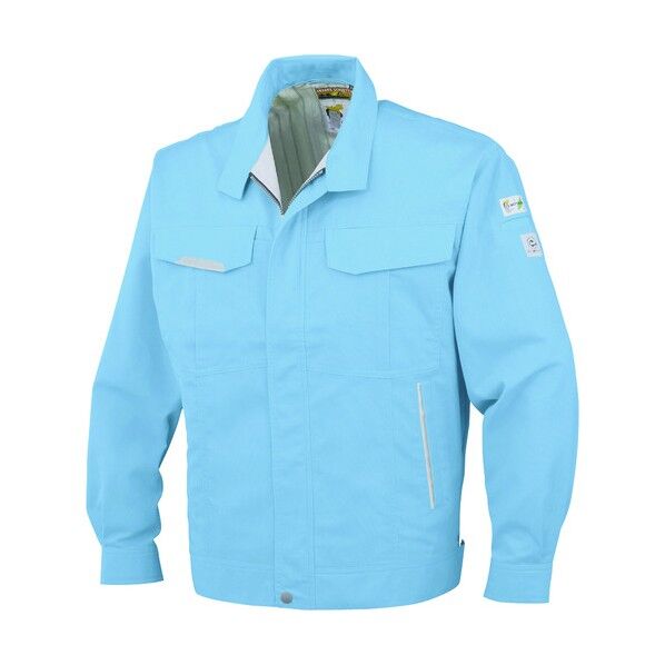 長袖ブルゾンA-821 7 サックス 5L A-821-7-5L 1点