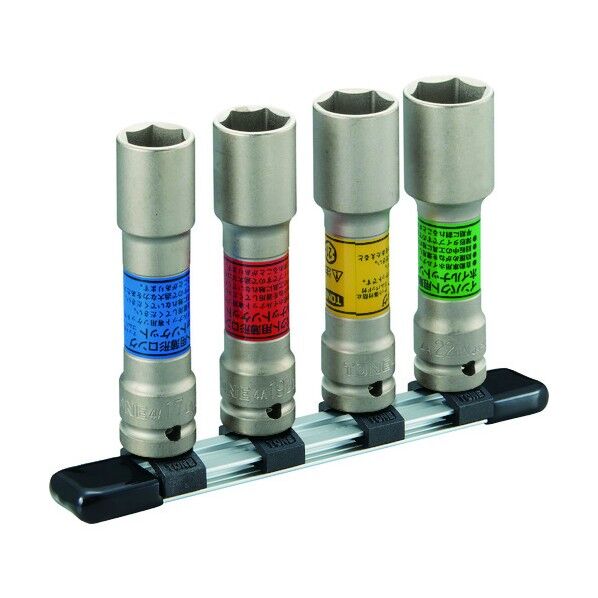 インパクト用薄形ホイールナットソケット(6角タイプ) ロングタイプセット