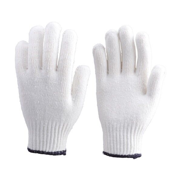 エコ白軍手#600フリーサイズ12双入