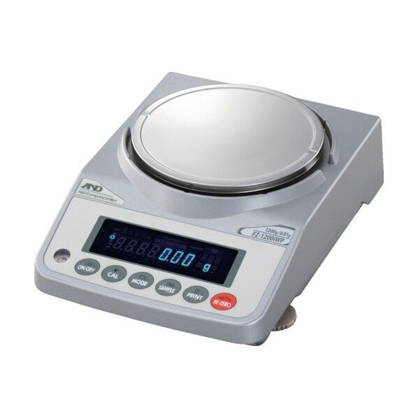 校正用分銅内蔵型 防塵防水型電子天びん 検定付 (地区指定不要) FZ1200IWPR 1点