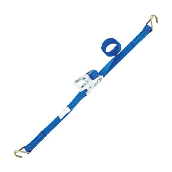 シライ ベルタイト ラチェットバックル 端末金具付形 ナローフック付