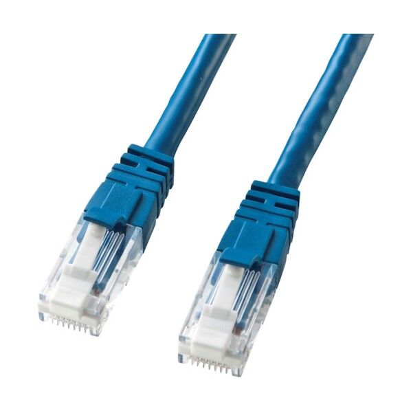 つめ折れ防止カテゴリ6LANケーブル KB-T6TS-40BLN 1点