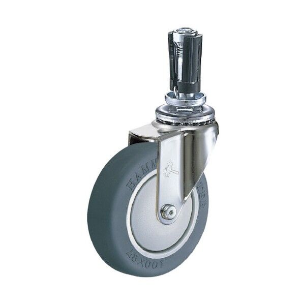 EUシリーズ自在エラストマーB車100mm 平戸車 4206EULB100 1個