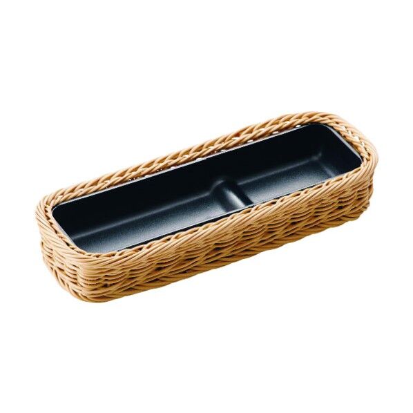 樹脂カトラリーバスケット アイボリー PKTC401 1個