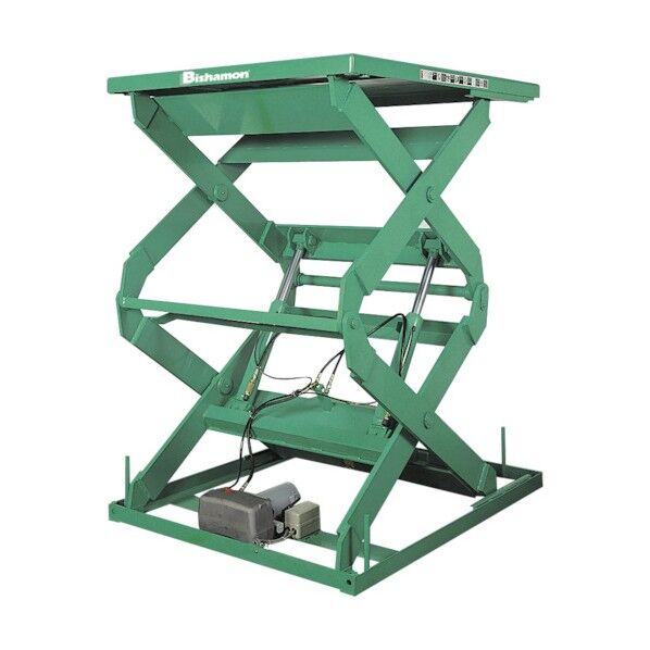 ビシャモン テーブルリフト 1TON 均等荷重1000kg 揚程1400mm 2X11211B 1点