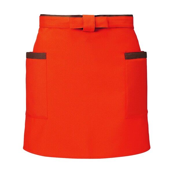 ショート前掛 EA-6722(オレンジ) SME9103 1個