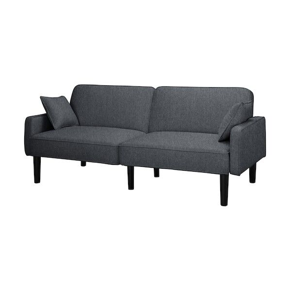 101986 2人掛けリクライニングソファ ダークグレー RSB-2S-DH 1点