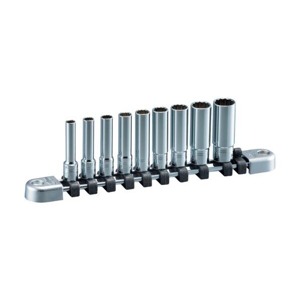 ネプロス 6.3sq.ディープソケットセット(12角・8個組)