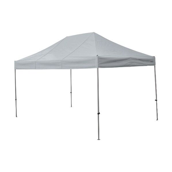 かんたんてんと 3.0m×4.5mスチール&アルミ複合フレーム グレー KA/7W-GY 1点