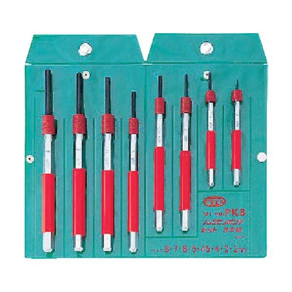 ノックピンポンチ セット