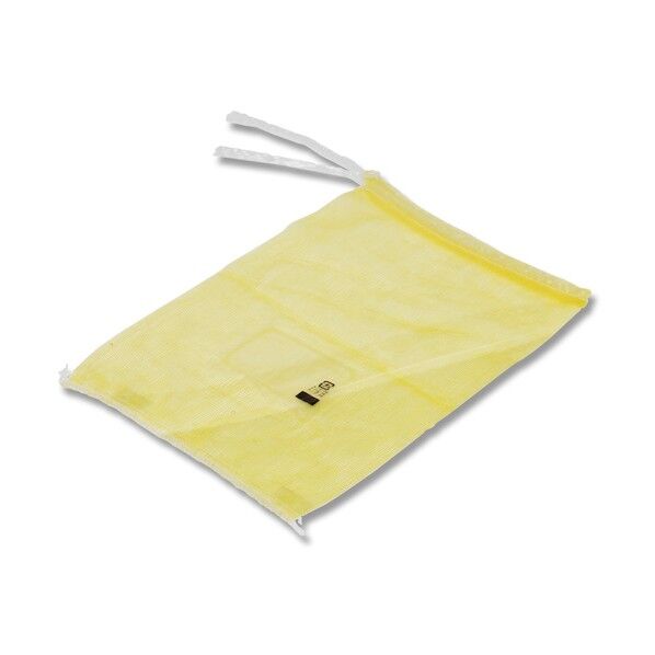 野菜用 メリヤスネット 黄色 2KG ラベル付 4711767 1点