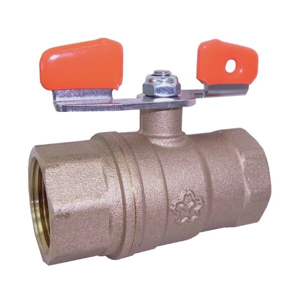 ボールバルブ 25A(600型、フルボア、黄銅、蝶ハンドル) VHB3W 25A 1点