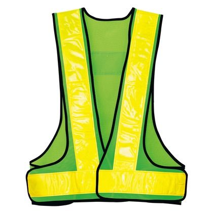 反射材付メッシュベストAZ8714-105蛍光グリーン×蛍光イエローF 105蛍光グリーン×蛍光イエロー F 8714 1