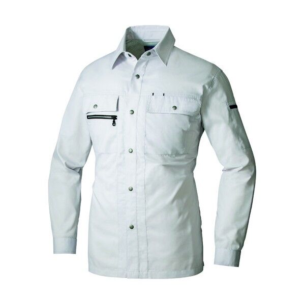 アジトマックス 長袖シャツ 003シルバーグレー M 3435 1