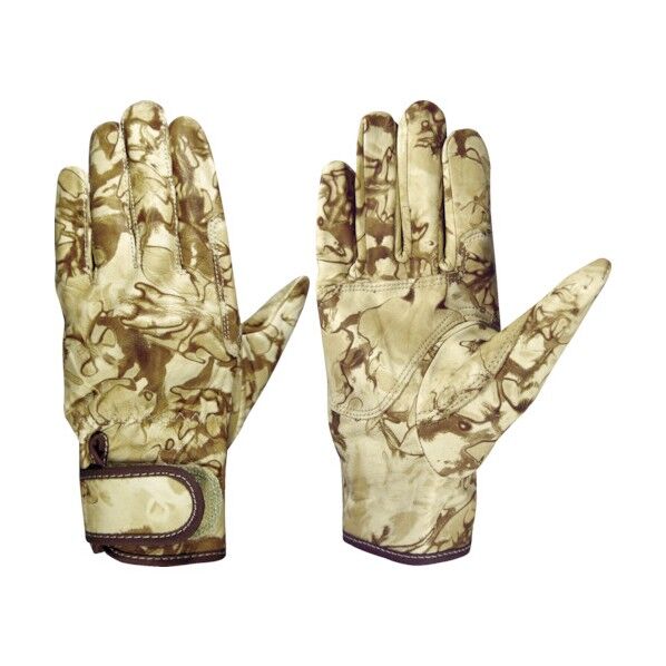 国産牛本革手袋 PH-36 茶迷彩 (当付)