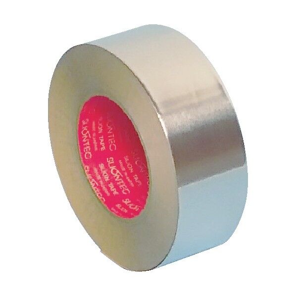 スリオン NO.8167 アルミテープ 80ミクロン 50mm幅 つやあり