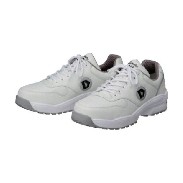 ワークシューズ(撥水・白)24.5cm 378-34A-4 1