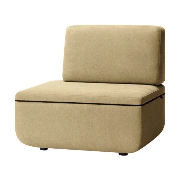 ※法人専用品※プラス 51483)WFソファ 1人掛ワイドR LS-WFS14RS CBE 1点