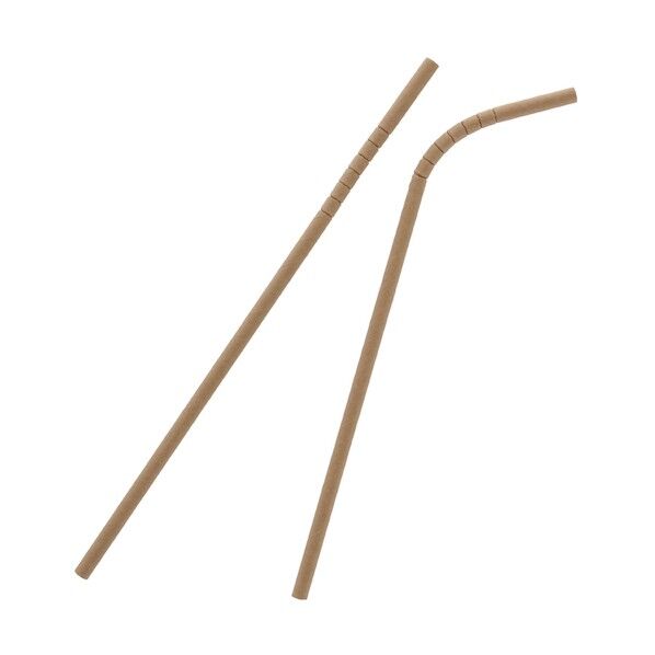 曲がるペーパーストロー 未晒 バラ 4712961 1点