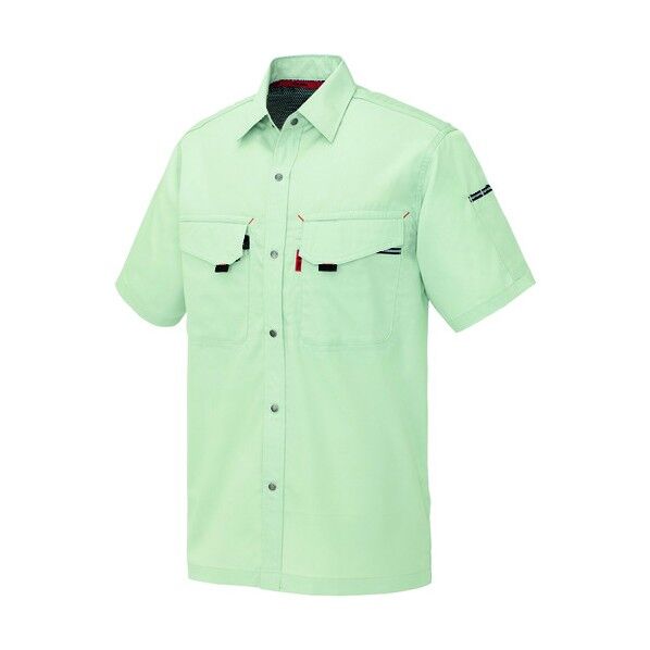 半袖シャツ（男女兼用） 005アースグリーン L 5536 1