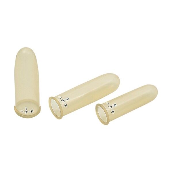 ハナキゴム 工業用指サック細長 1015 1点
