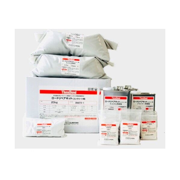 常温重合型メタクリル樹脂系モルタル路面補修 ロードリペアキット(コンクリート用)20.5kg RORD REPAIR KIT-CONCRETE 1点