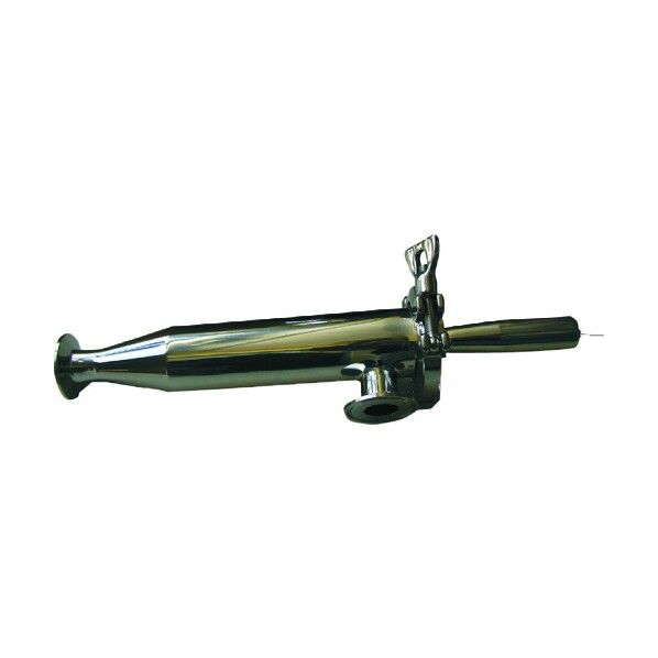 高磁力液体用ラインマグネット 耐熱120℃ 1.2T(12000G)取付1Sヘルール L型 MGPF-HT10L-1 1点