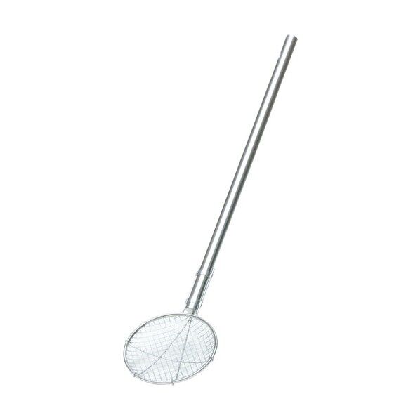 TS パイプ柄給食用スクイ網丸型 極荒目 18cm(2.5メッシュ) 18cm ASK5801 1個