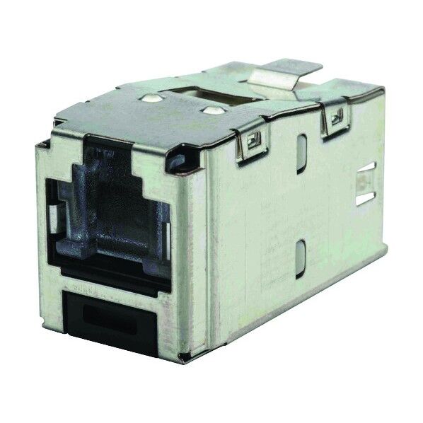 スプリングシャッター付シールドモジュラージャック