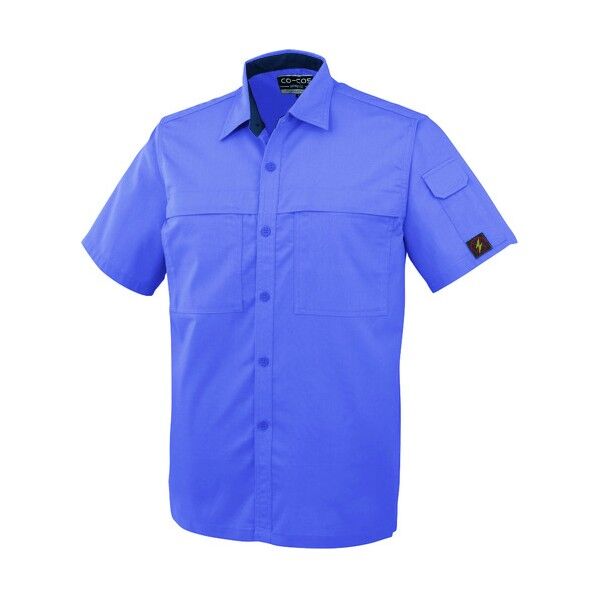 コーコス信岡 半袖シャツP-5587 21ラベンダEL EL 21ラベンダEL P-5587-21-EL 1点