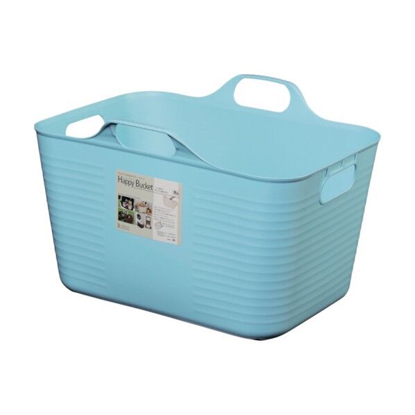 ハッピーバケット 角 1508 M型 ブルー 458×360×306 150817 1点