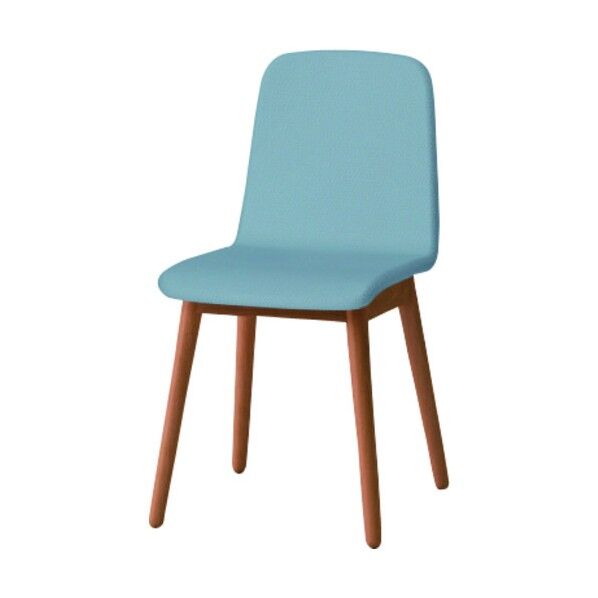 ノットワーク木脚チェア張ぐるみ KLL-134C1-MS5 1点