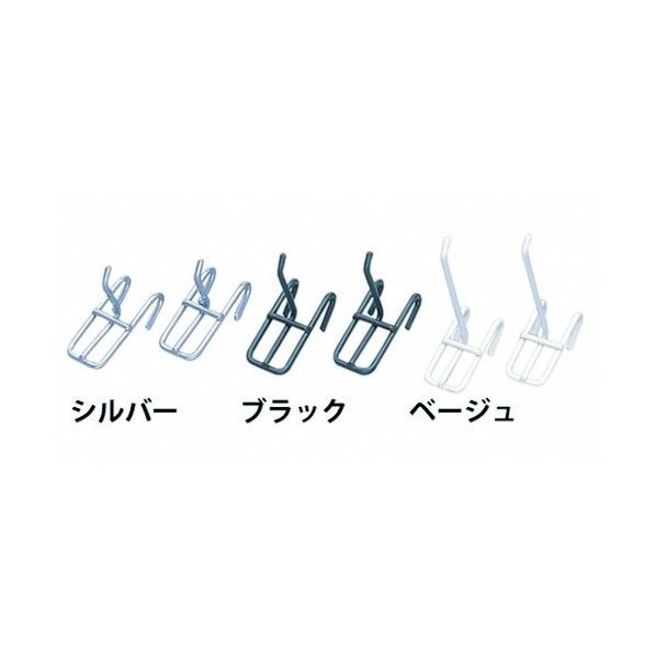 メッシュパネルフック30mm ブラック MPA-F3 1点