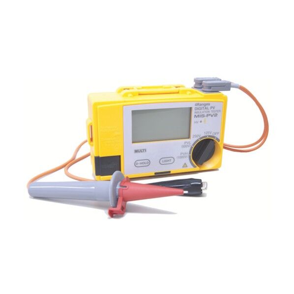 太陽電池パネル対応絶縁抵抗計 190 x 252 x 120 mm MIS-PV2 1