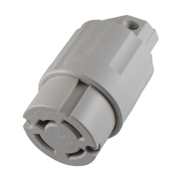 引掛形 ナイロンコネクタボディ 接地3P20A250V 白色 4224N-IV 1点