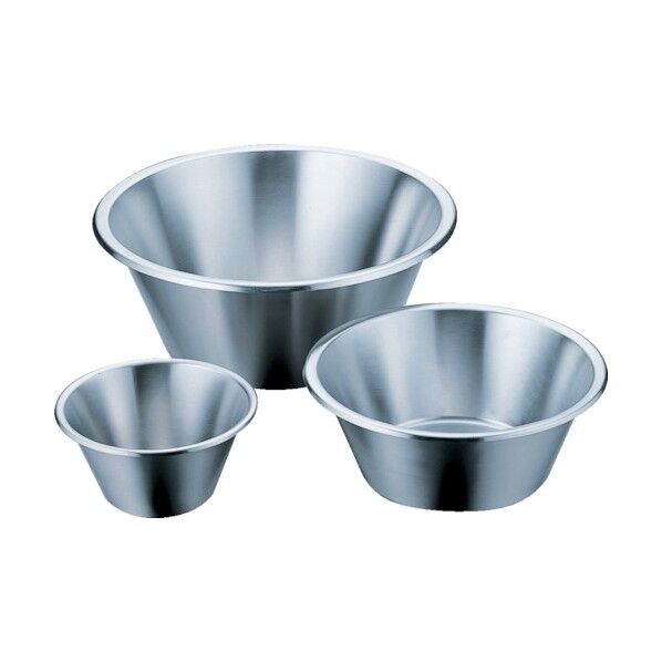 テーパー型平底ミキシングボール