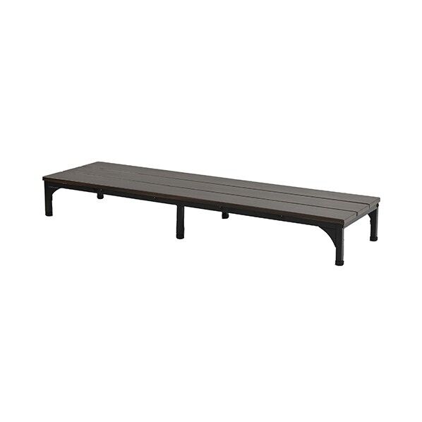 フクダクラフト 玄関台 幅120×奥行35.5×高さ15.5cm ダークブラウン SG-M1235 DBW 1台
