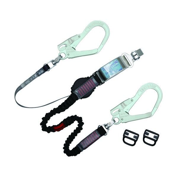 ハーネス用ランヤード 1685.0G グレイ・黒 THL-OHNV93SV-33-2R23-BP