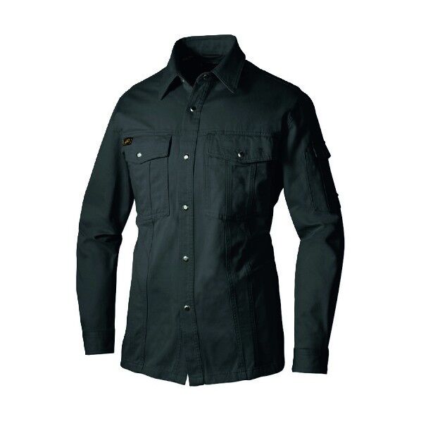 長袖シャツ（厚地） 044チャコール M 6545 1