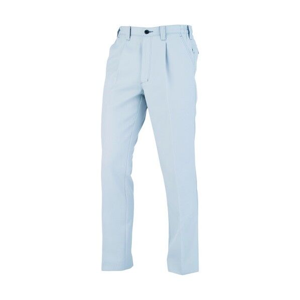 ワンタックスラックス(脇シャーリング) シルバー LLサイズ A-8074-3-LL 1点