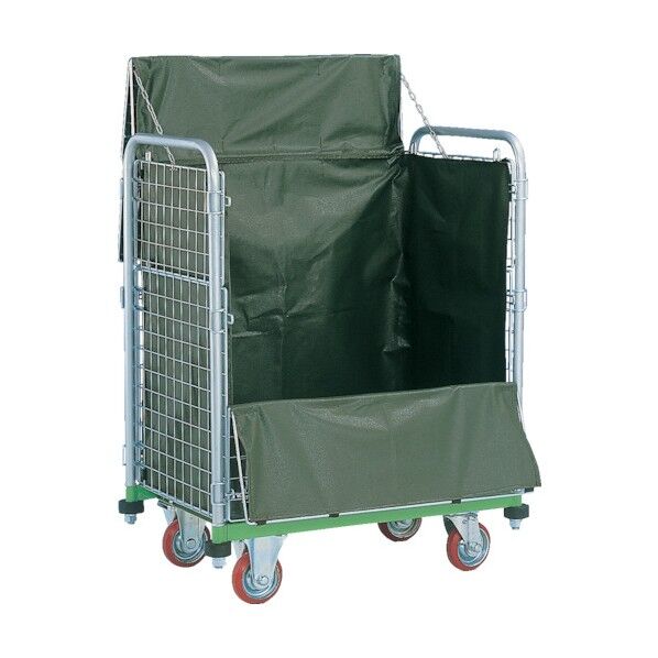 メッシュパックロール標準1.5段タイプ 四方囲い上フタシート付き 682B 1点